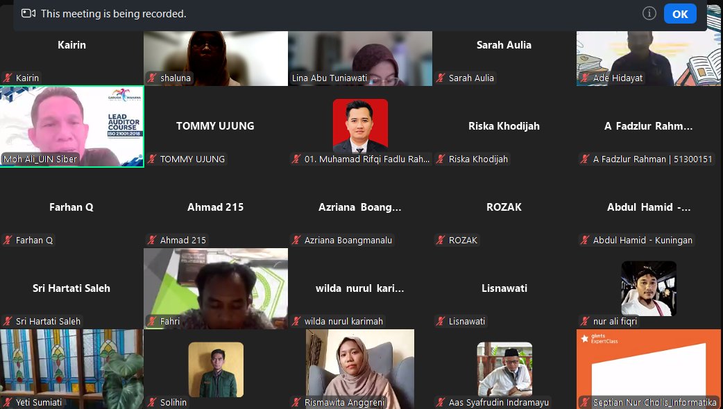 UIN Siber Syekh Nurjati Cirebon Gelar Zoom Meeting Bersama Calon Mahasiswa PJJ S2 PAI, Persiapkan Seleksi Masuk SPMB Gelombang II 2025